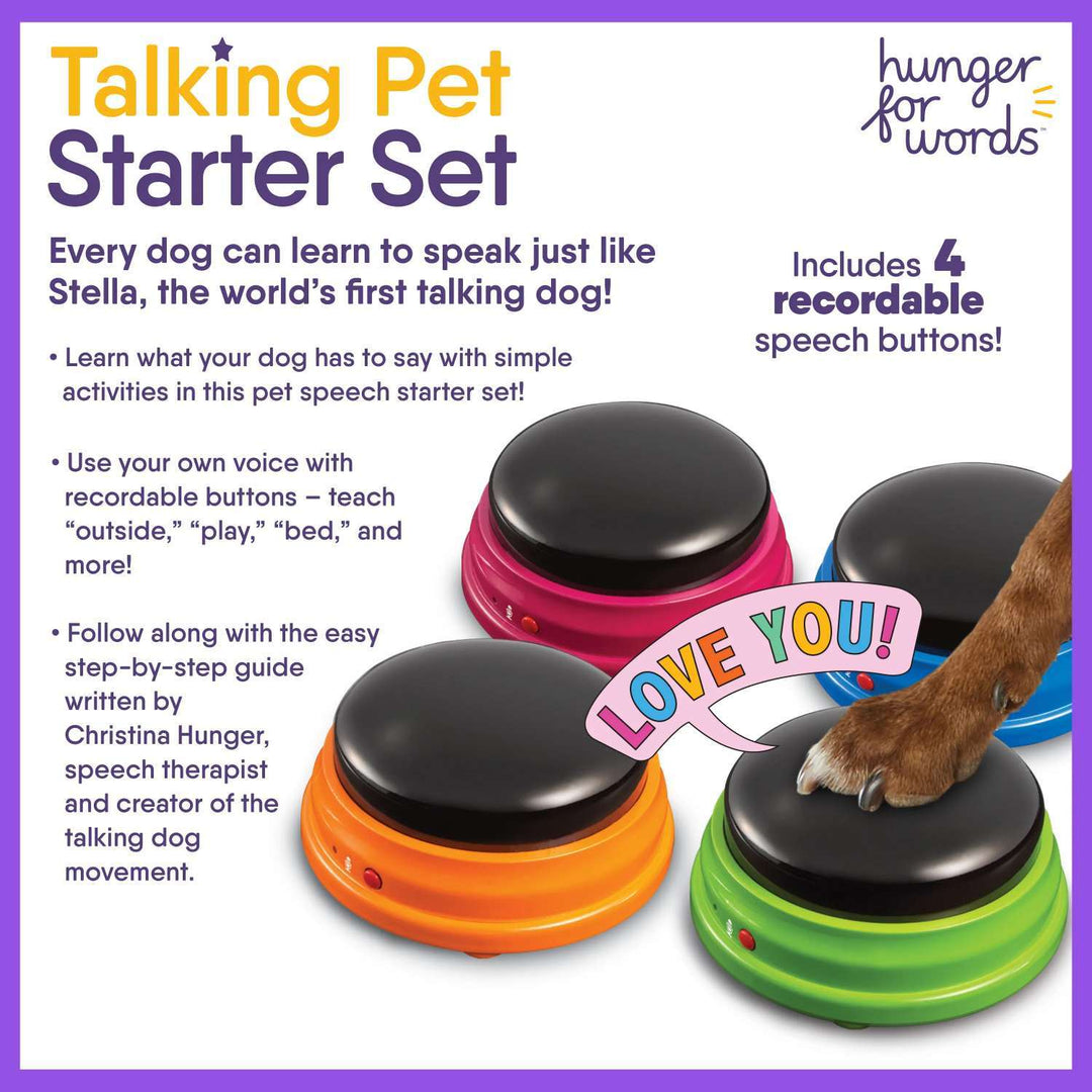 Hunger For Words Talking Pet Doorbell