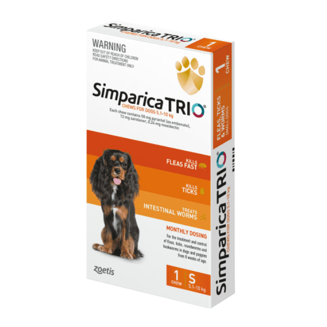 Simparica Trio S 5.1kg-10kg