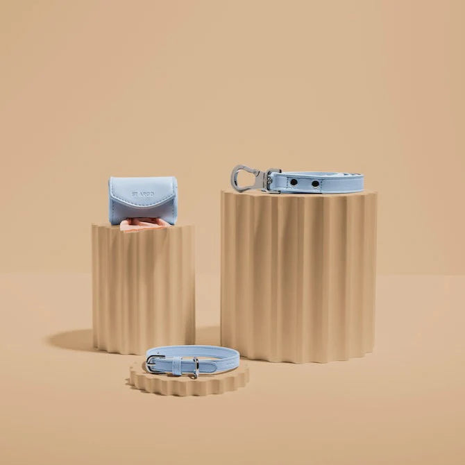 St Argo Collar- Soft Blue: LRG