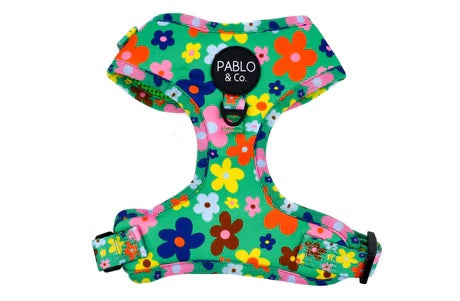 Funky Flowers: Adjustable Harness- XL