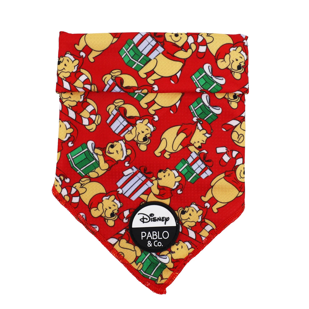 Winnie the Pooh Christmas: Dog Bandana- Large