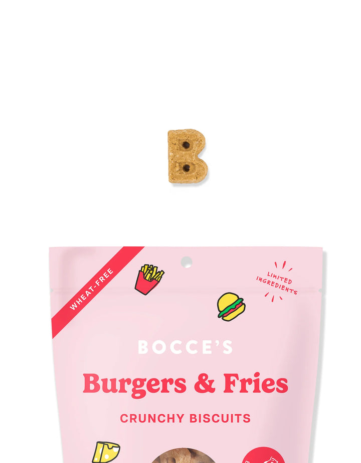 Bocce's Bakery Burger and Fries