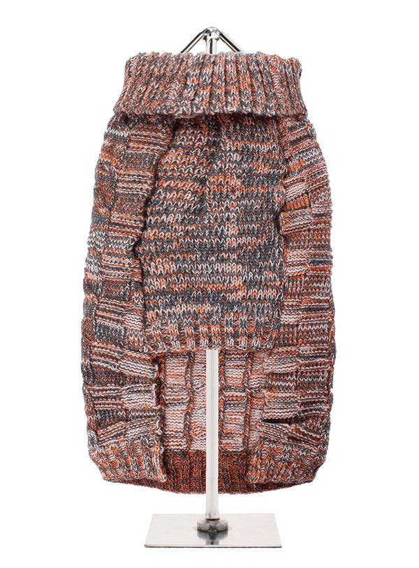 Copper Chunky Knitted Sweater- Large