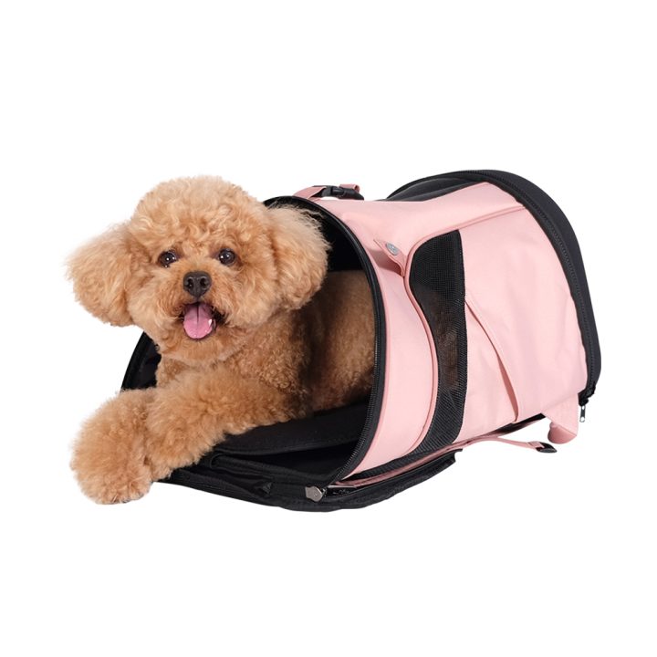 Ibiyaya Ultralight Backpack Pet Carrier - Coral Pink