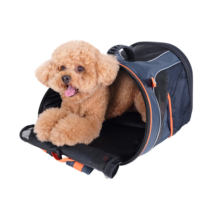 Ibiyaya Ultralight Backpack Pet Carrier - Navy Blue