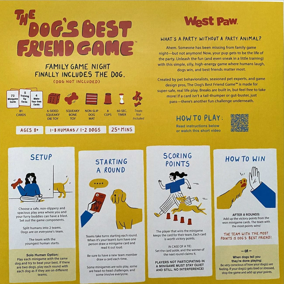 West Paw The Dog's Best Friend Interactive Board Game