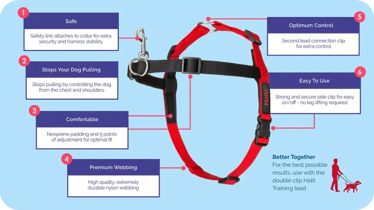 Halti Front Control Harness MEDIUM