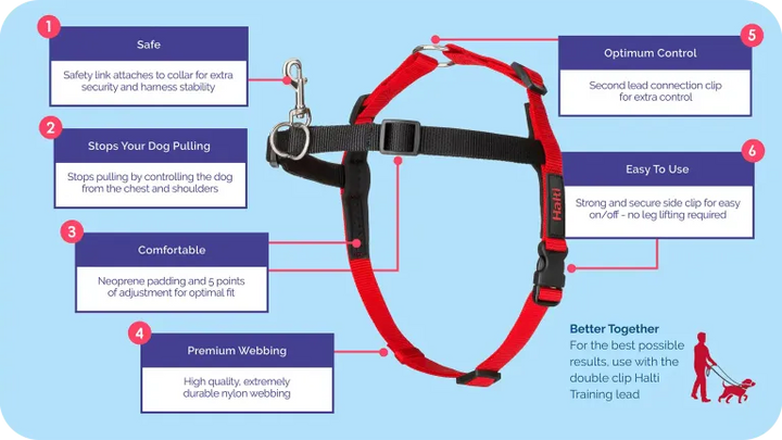 Halti Front Control Harness MEDIUM