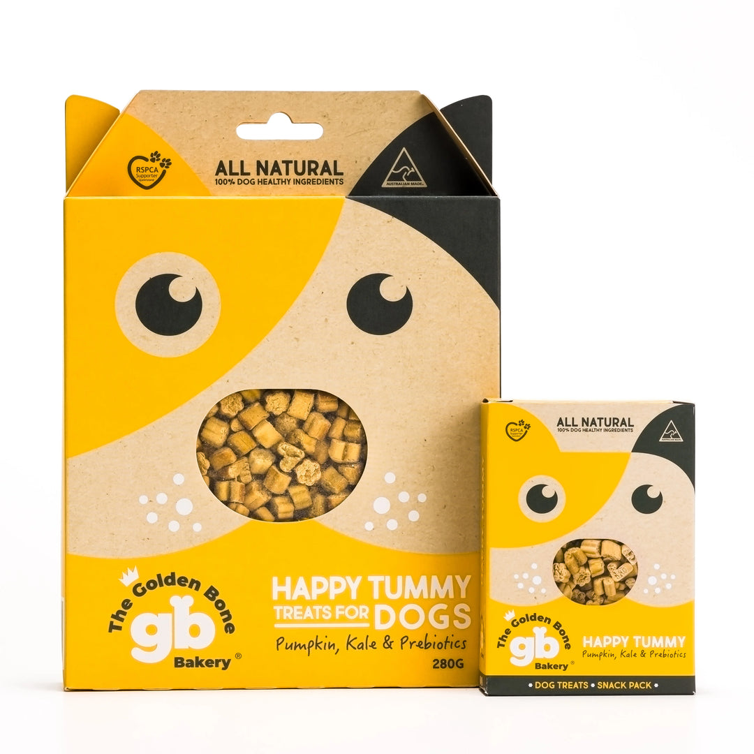 The Golden Bone Bakery Happy Tummy- 40gm Snack Pack