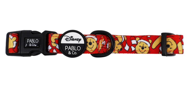 Winnie the Pooh Christmas: Dog Collar- XS