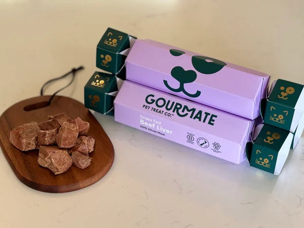 Gourmate Pet Treat Co. Grass Fed Beef Liver Christmas Cracker