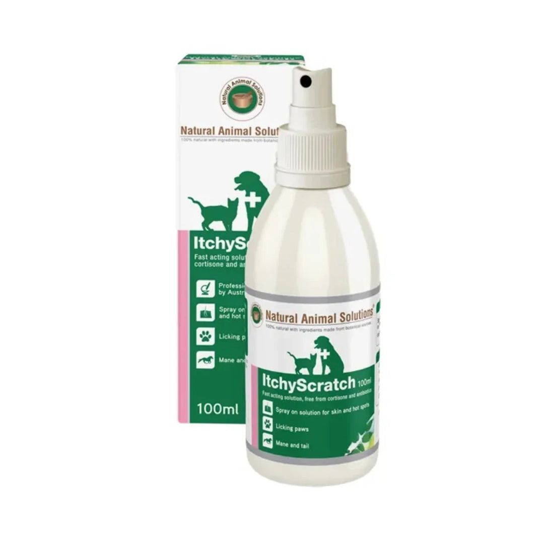 Natural Animal Solutions Itchy Scratch for Cats & Dogs - 100ml