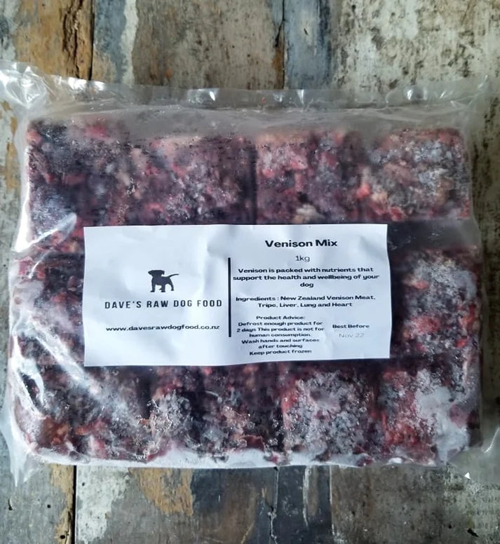 Raw Food- Venison Mix 1kg