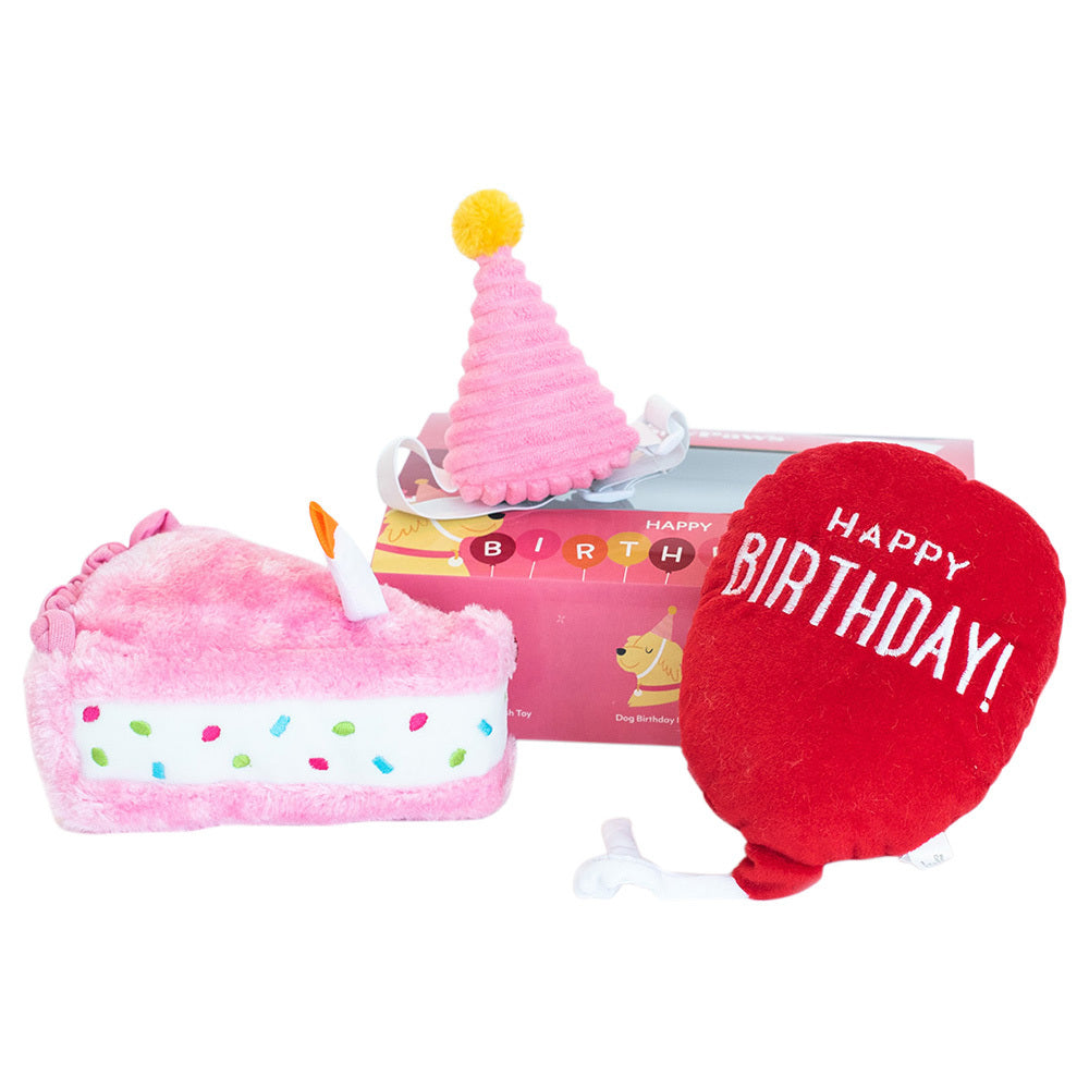 Zippy Paws Birthday Box- Pink