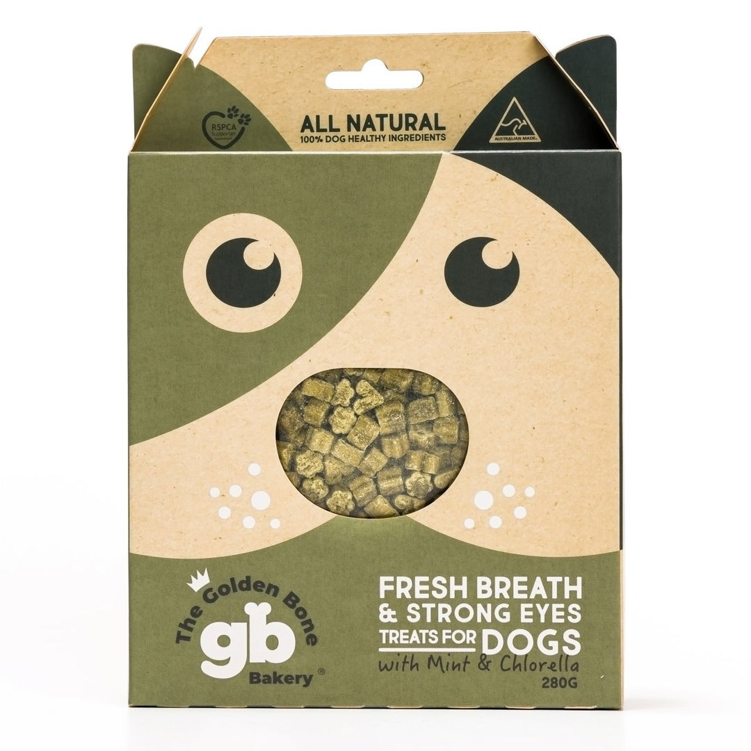 The Golden Bone Bakery Fresh Breath and Strong Eyes- 40gm Snack Pack