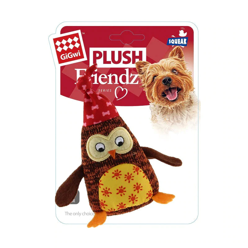 GiGwi Mini Owl Dog Toy