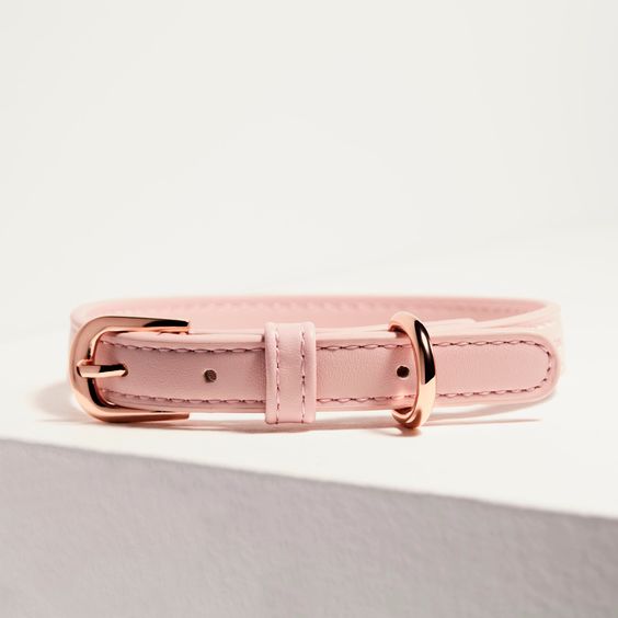 St Argo Collar- Pale Pink: MED