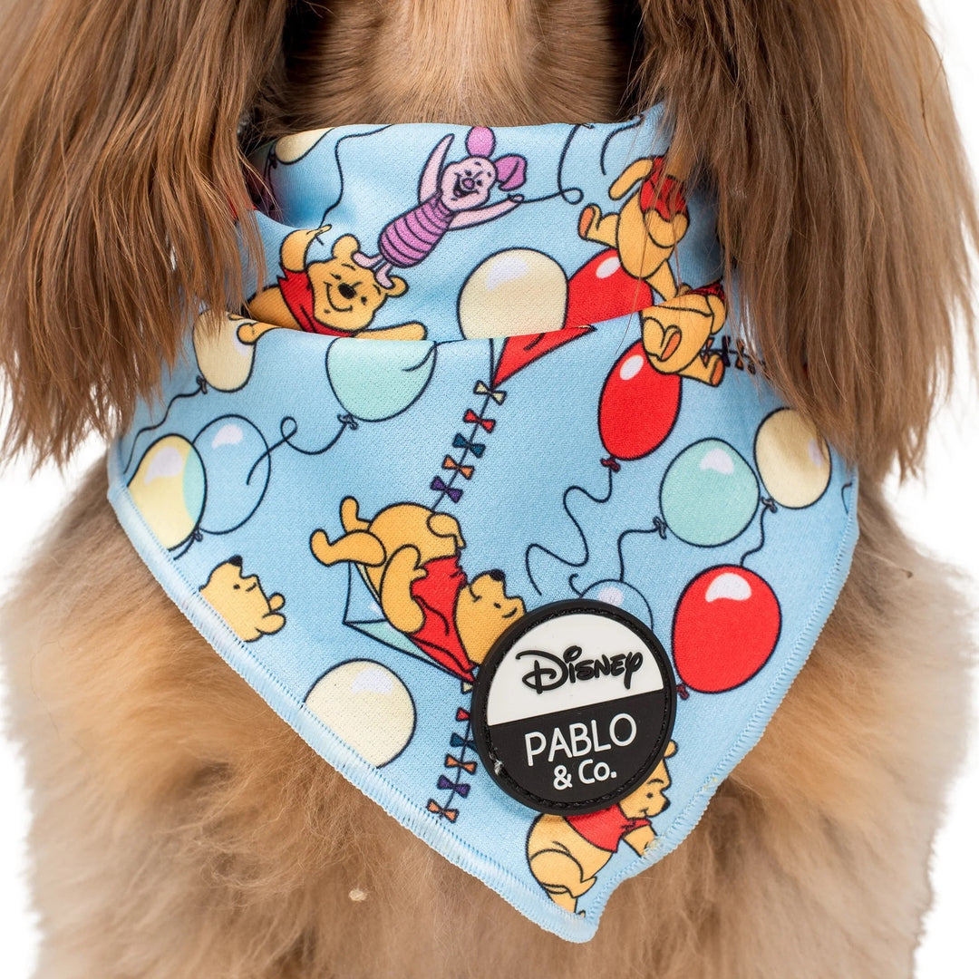 Pooh's Balloons: Dog Bandana- SMALL