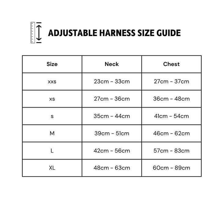 Wavy - Adjustable Harness - MEDIUM