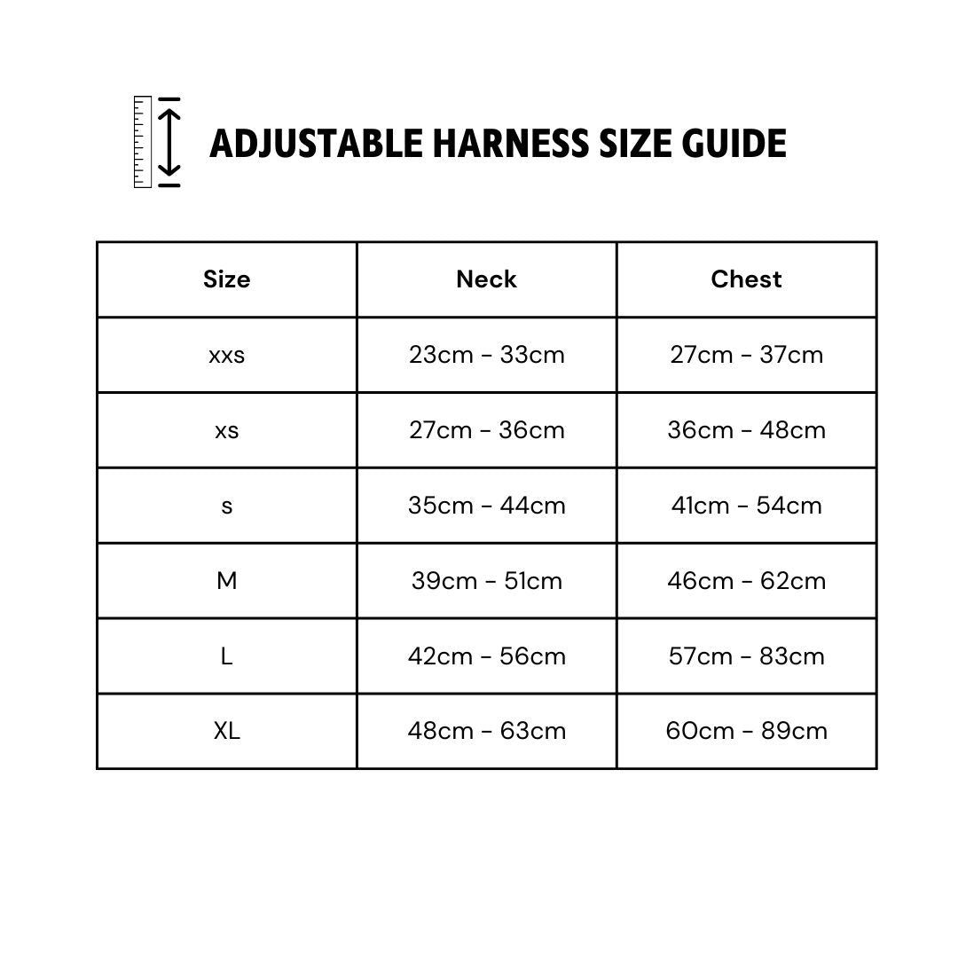 Brown Check Check - Adjustable Harness - MEDIUM