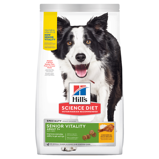 Hill's Science Diet Senior Vitality Dry Dog Food 1.58kg